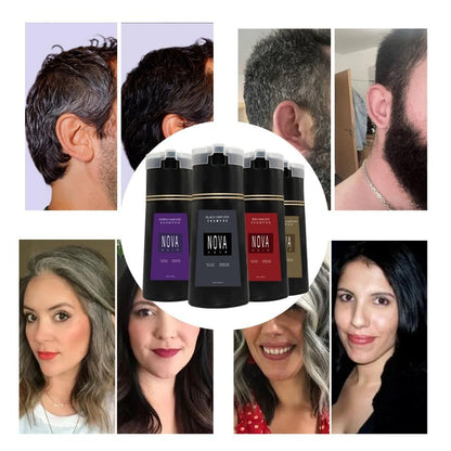 No Gloves. No Mess. Just Gorgeous Color.-- Hair Instant Dye Shampoo