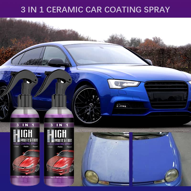 🚗✨ Last Day 49% OFF – 3-in-1 Ceramic Car Coating Spray 🔥