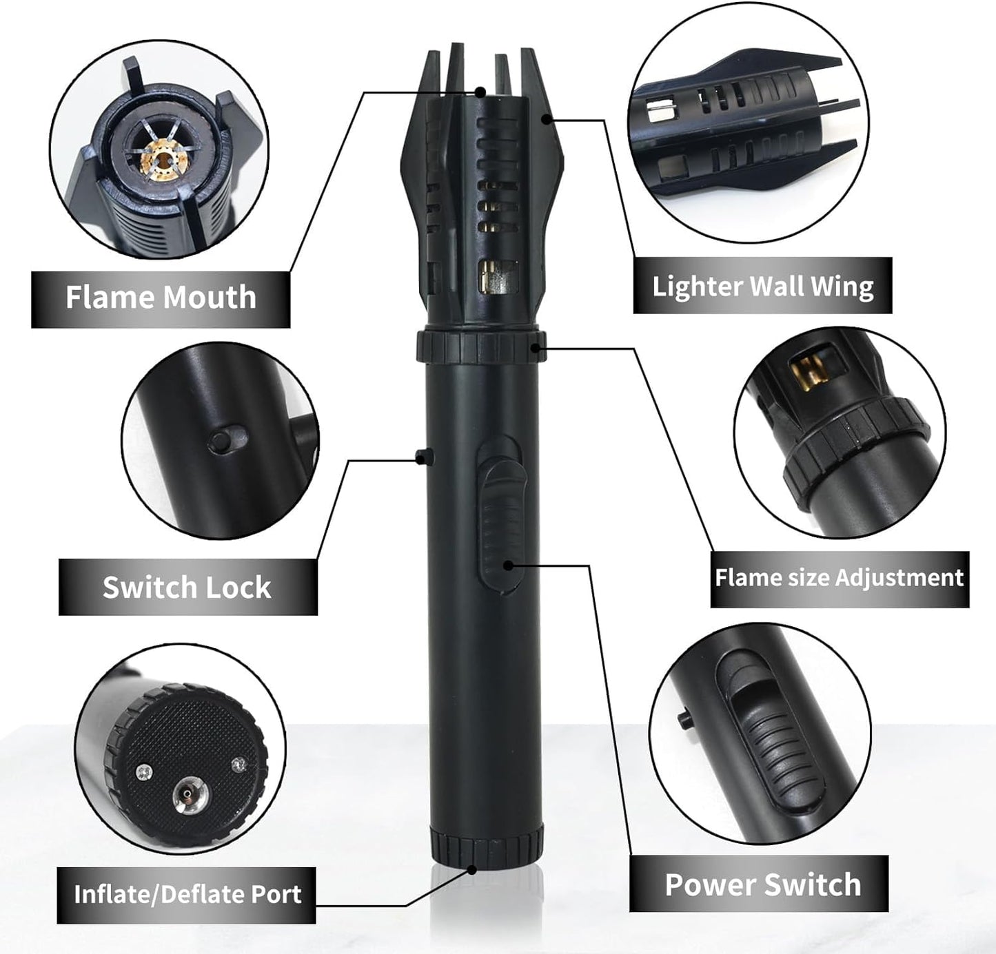 Last Day 49% OFF🔥Enhanced Lightsaber Windproof Jet Lighter