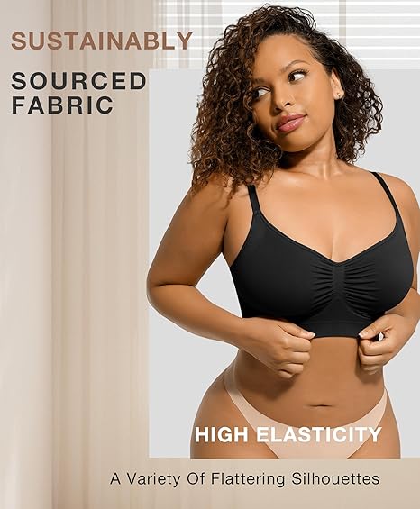Last Day Promotion 49% OFF🔥Women's Full Coverage Non-Padded Wireless Sculpt Bra💖