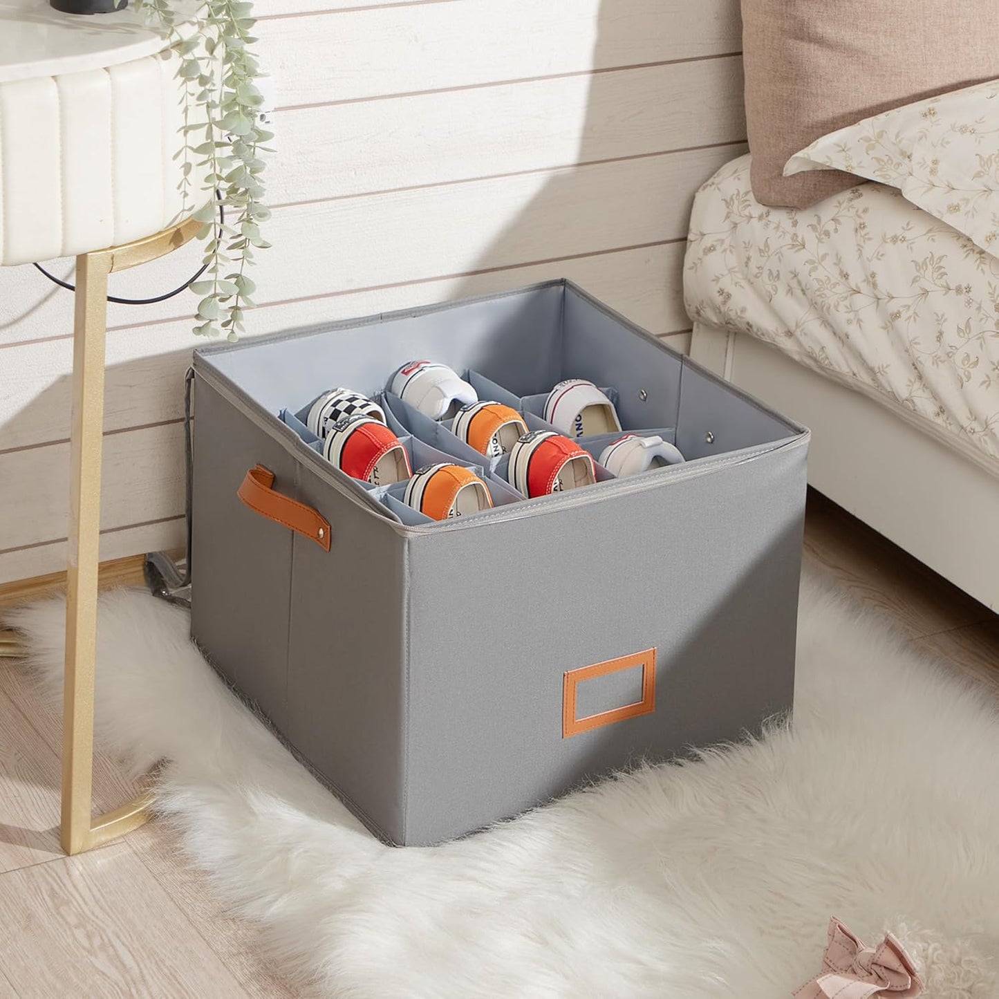 🔥 Fabric Shoe Organizer Storage Box