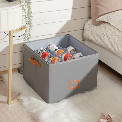 🔥 Fabric Shoe Organizer Storage Box