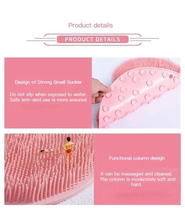 🔥Summer Sale-40% OFF🔥Shower Foot & Back Scrubber, Massage Pad
