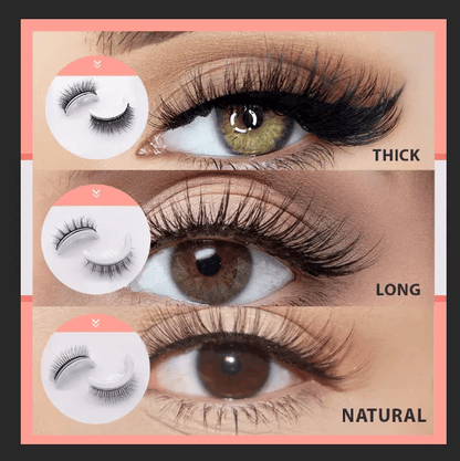 Instant Beauty, No Glue Needed!🔥Reusable Self Adhesive Eyelashes🔥