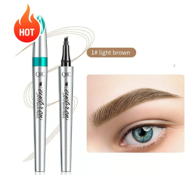 3D Microblading Eyebrow Pen 4 Fork Tip Tattoo Pencil