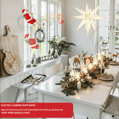 🎅Electric Bead Climbing Santa Claus Musical Toy