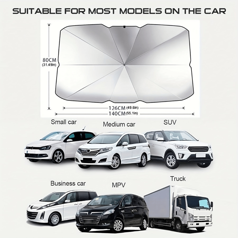 2025 Foldable Anti-UV Windshield Sunshade