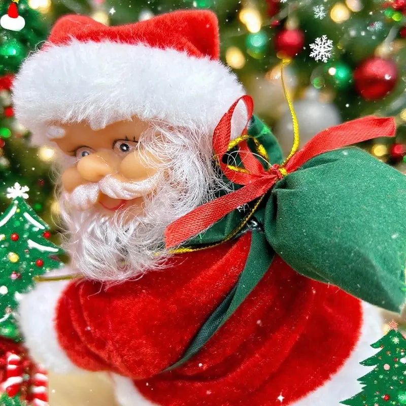 🎅Electric Bead Climbing Santa Claus Musical Toy