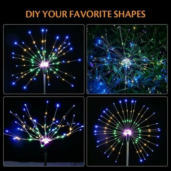 BUY MORE GET MORE FREE 49%off🔥🔥Waterproof Solar Garden Fireworks Lamp