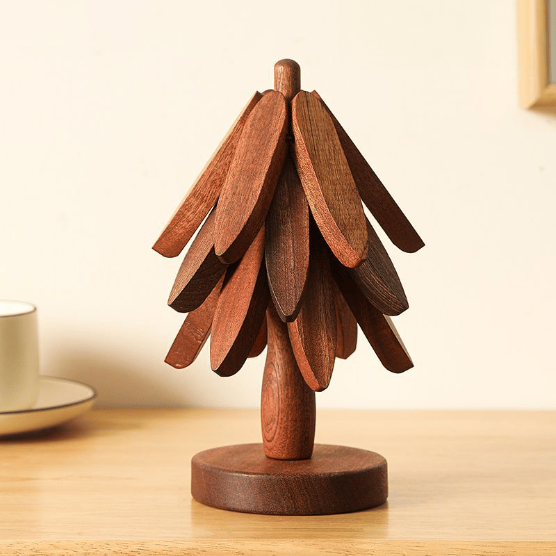 🔥LAST DAY SALE 49% OFF 🔥Premium Heat-Resistant Natural Wooden Trivet Set for Hot Dishes