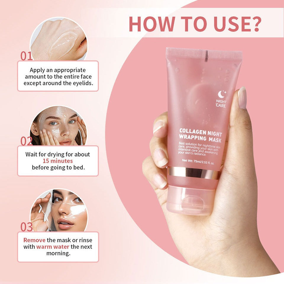 🔥BUY 1 GET 1 FREE 49%OFF🔥Collagen Night Wrapping Mask