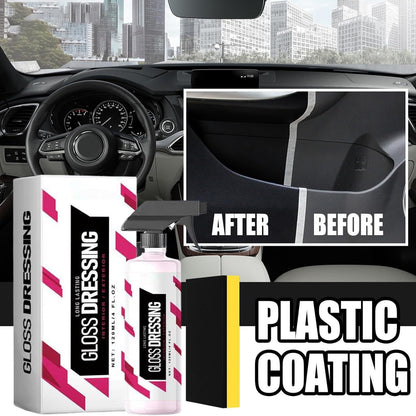 Gloss Dressing - Plastic decoration and tire polish, automotive plastic repair agent